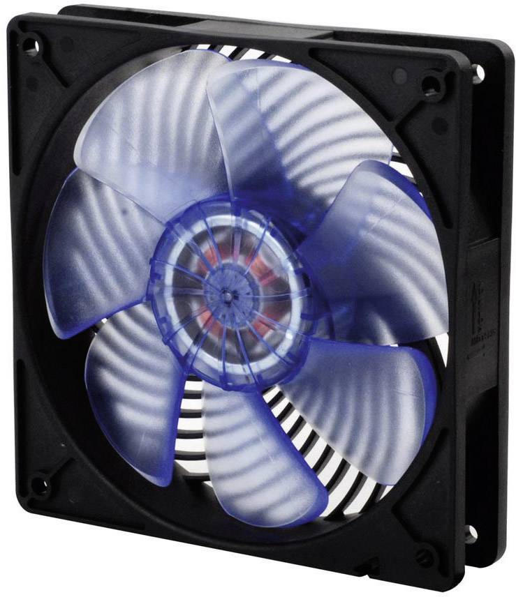 Silverstone SST-AP121 PC-Gehäuse-Lüfter Transparent, blau beleuchtet (B x H x T) 120 x 120 x 32 mm