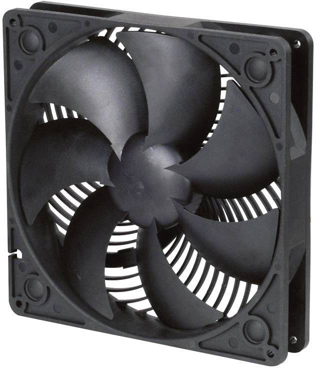 Silverstone SST-AP181 PC-Gehäuse-Lüfter Schwarz (B x H x T) 180 x 180 x 32 mm