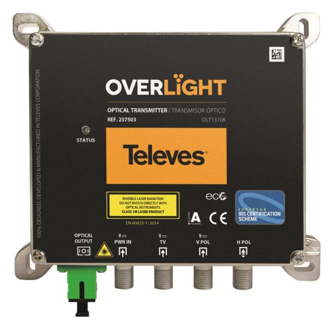 Televes Optischer Sender OLT1310KBT 10dBm 1310nm CWDM SC/APC In. BT 237603