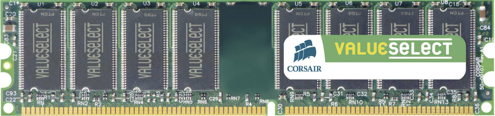 Corsair VS2GB667D2 PC-Arbeitsspeicher Modul ValueSelect 2GB 1 x 2GB DDR2-RAM 667MHz CL5 5-5-15