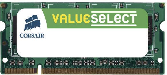 Corsair VS4GSDSKIT667D2 Laptop-Arbeitsspeicher Kit 4 GB 2 x 2 GB 667 MHz 200pin SO-DIMM CL5 5-5-15 VS4GSDSKIT667D2