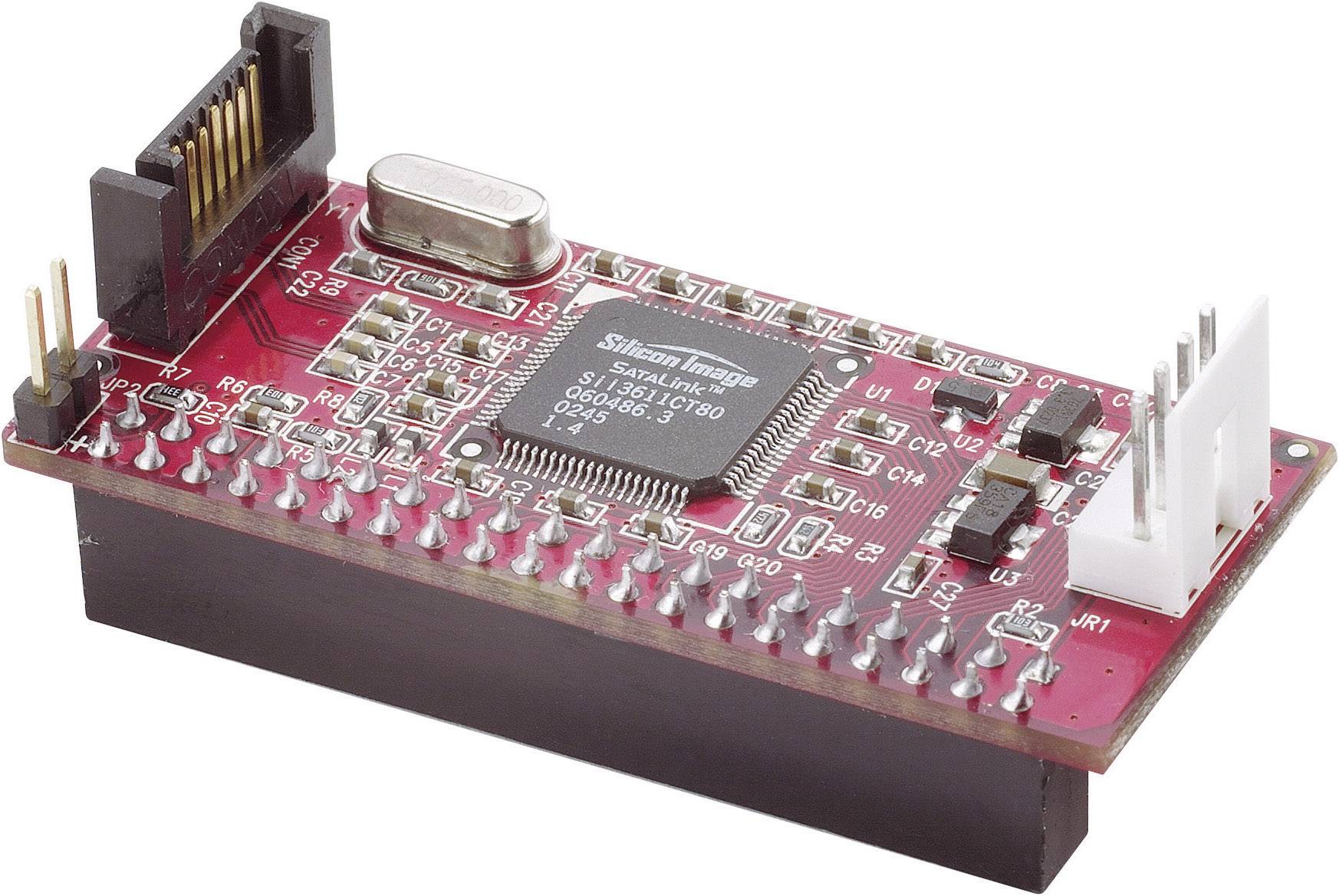 Schnittstellen-Konverter [1x SATA-Stecker 7pol. - 1x IDE-Buchse 40pol.]