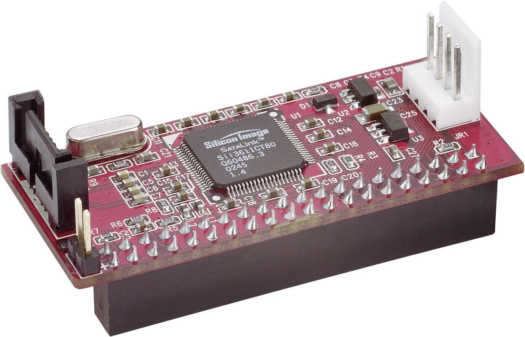 Schnittstellen-Konverter [1x SATA-Stecker 7pol. - 1x IDE-Buchse 40pol.]