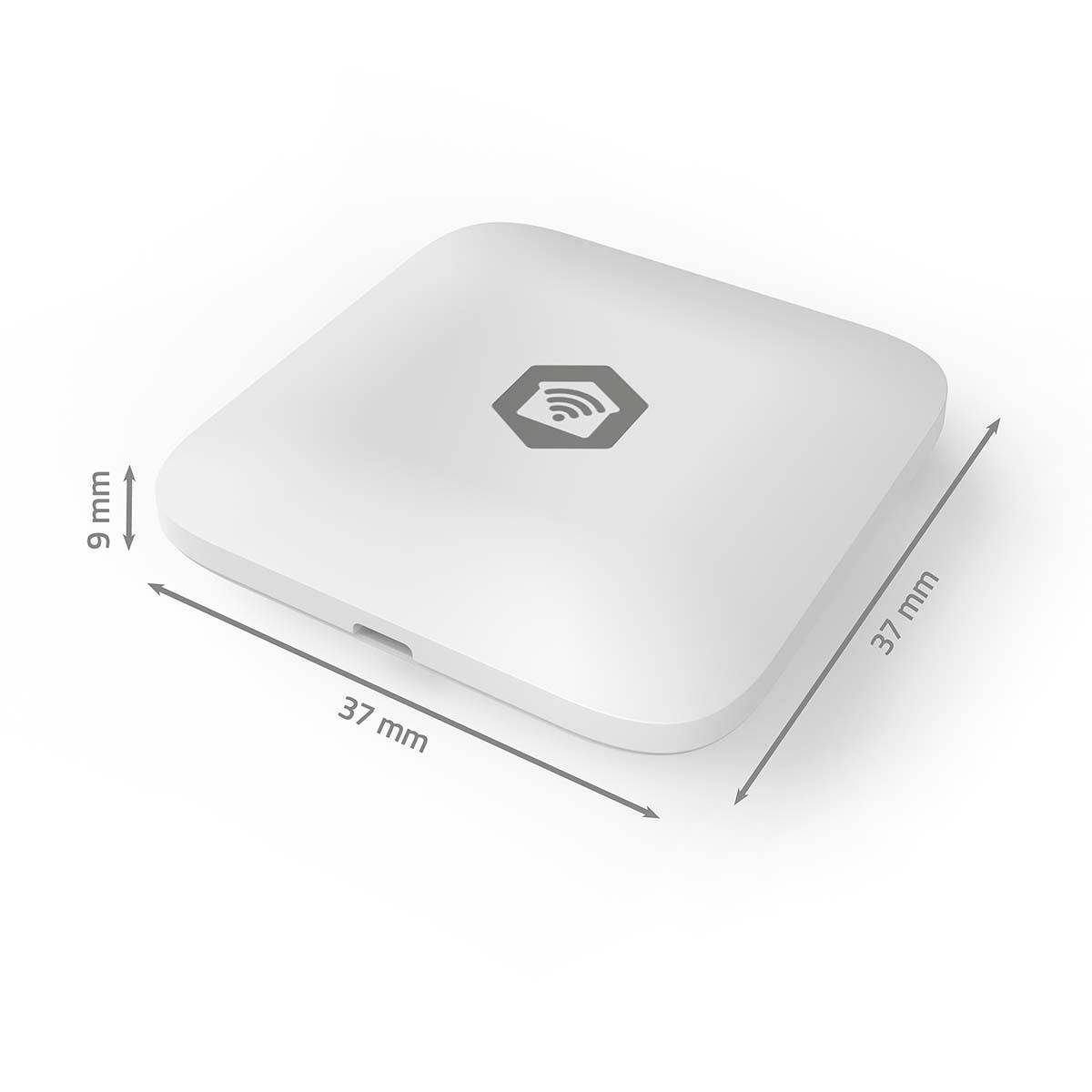 Smarter Zigbee Temperatur- und Feuchtigkeitssensor Weiß