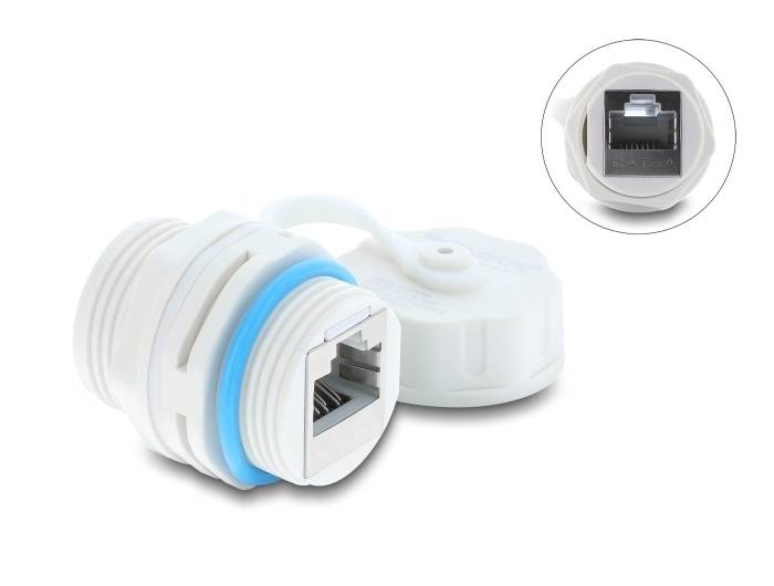 Delock Kabelverbinder RJ45 Bu> Cat.6a M23.5x1.5mm IP68 - Netzwerk