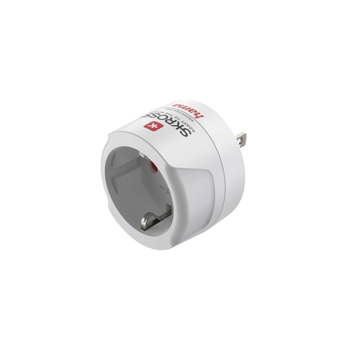 Hama Reiseadapter Typ B (3‑polig) Adapter 15A USA/Kanada
