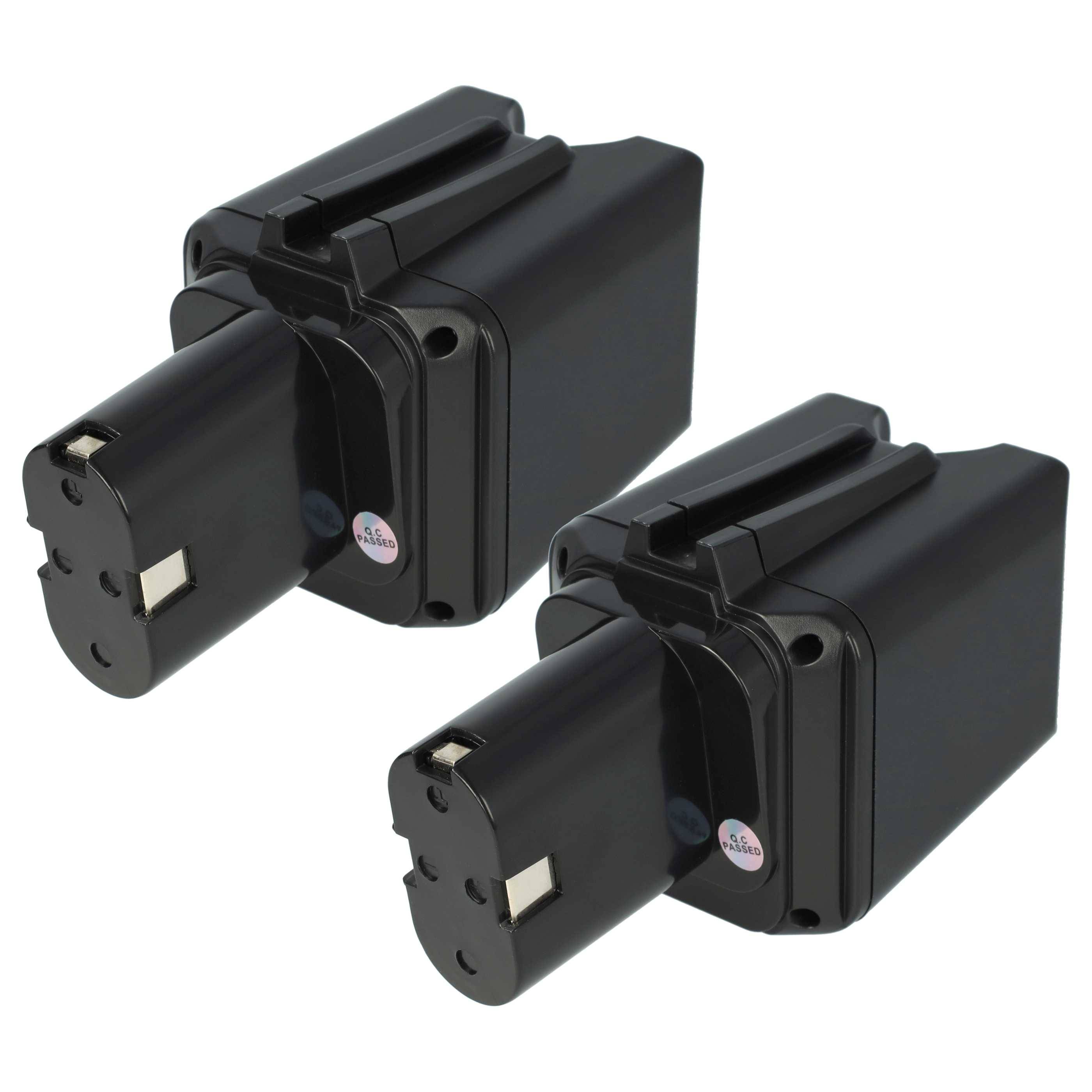 vhbw 2x Akku kompatibel mit Bosch GSC 9.6V, GSB 9.6VET, GSB 9.6VE, GBM 9.6VESP, GBM 9.6VES, GSB 9.6VES Werkzeug (2500