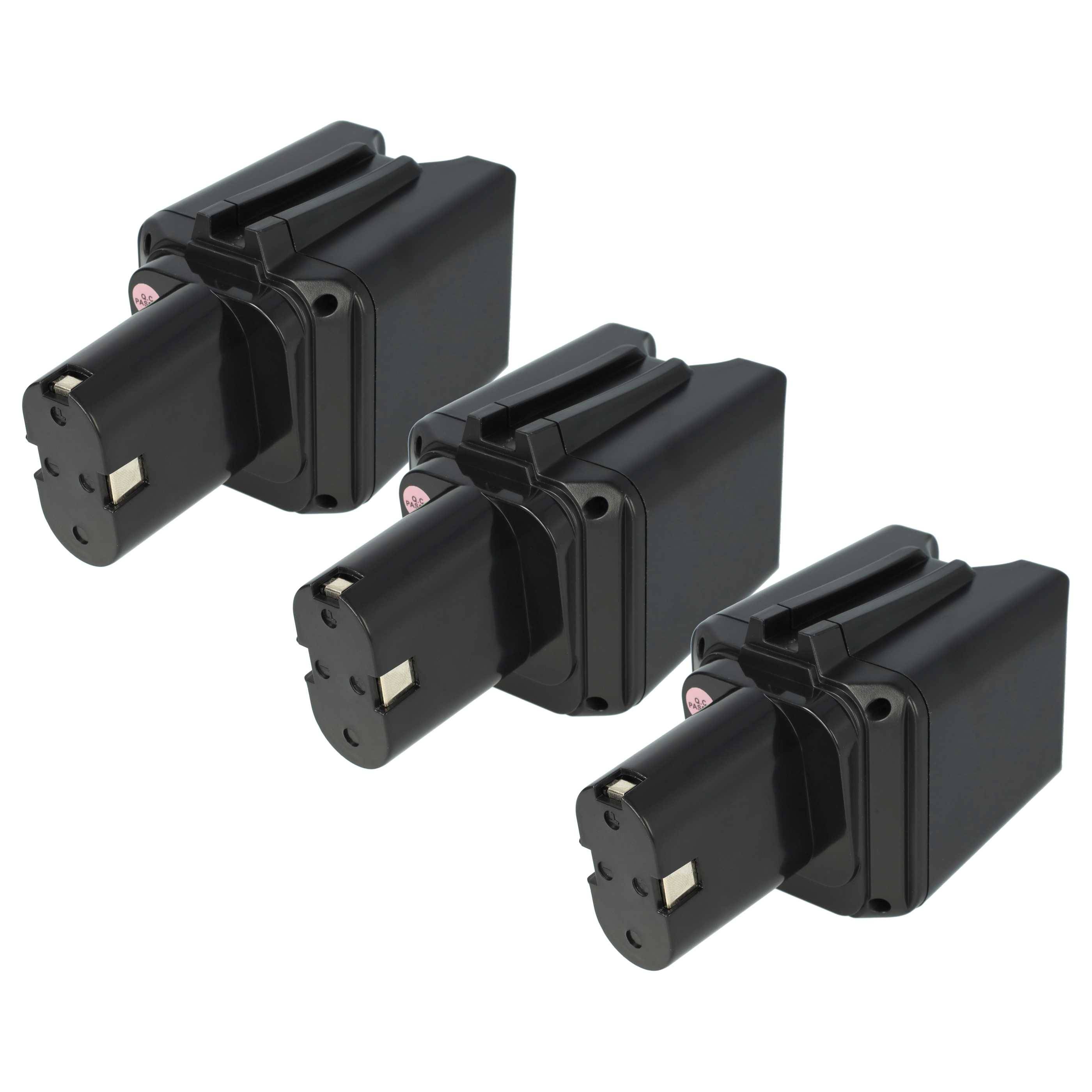 vhbw 3x Akku kompatibel mit Bosch PBM-Serie 1. Generation Werkzeug (1500 mAh, NiMH, 9,6 V)