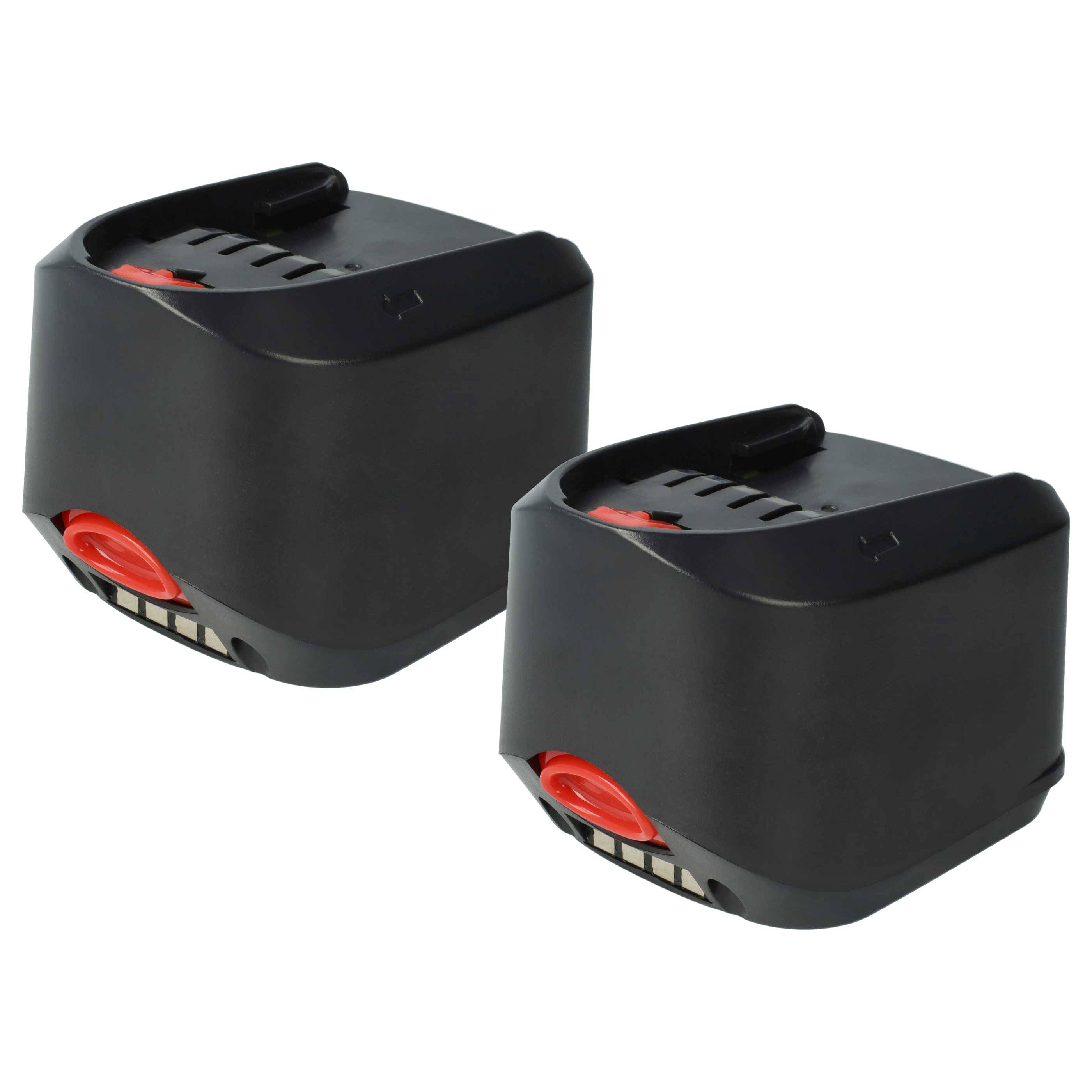 vhbw 2x Akku kompatibel mit Bosch Fontus, EasyHedgeCut 8-45, EasyGrassCut 18-26 Werkzeug, Akku-Gartengerät (4000 mAh