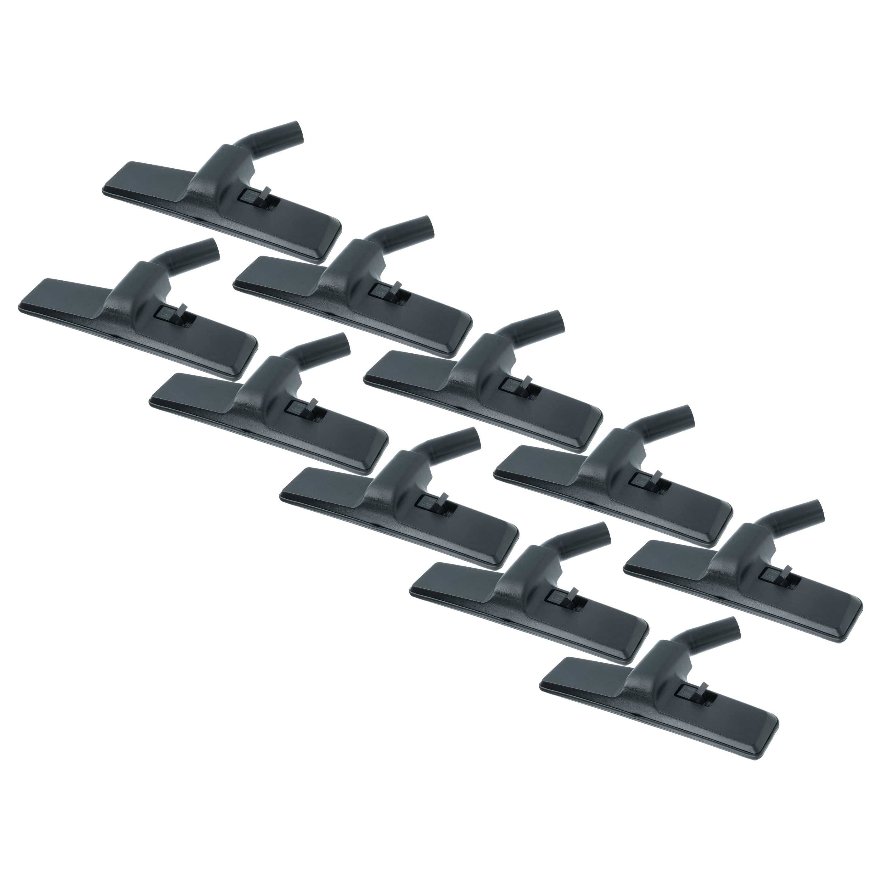 vhbw 10x Bodendüse für Teppiche kompatibel mit Hitachi CV-T885 Staubsauger mit 32mm Rundanschluss
