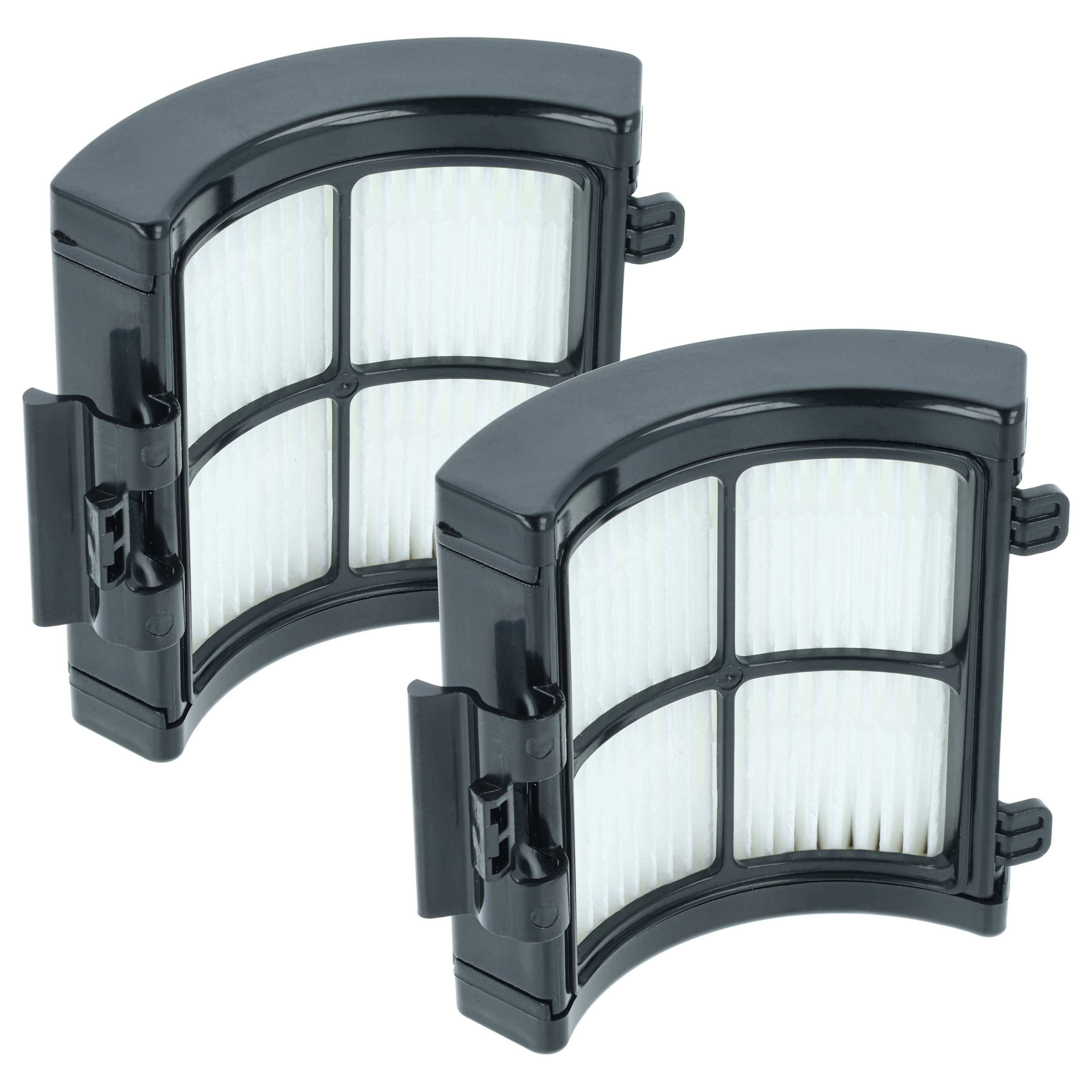 vhbw 2x Staubsaugerfilter Ersatz für Shark XHFIW1000, XPRFIW1000 für Staubsauger - HEPA-Filter Schwarz Weiß