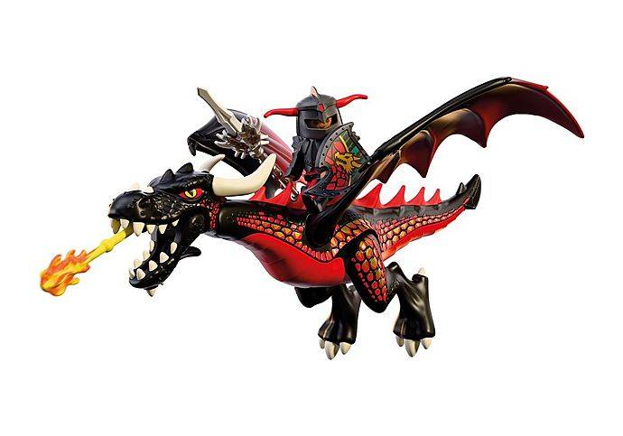 PLAYMOBIL Schwarzer Drache, Aktion/Abenteuer, 3 Jahr(e), Mehrfarbig