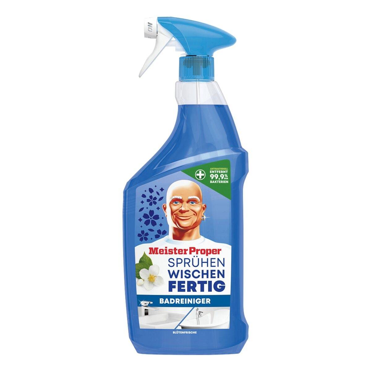 Meister Proper Badreiniger »Sprühen-Wischen-Fertig« Blütenfrische 800 ml