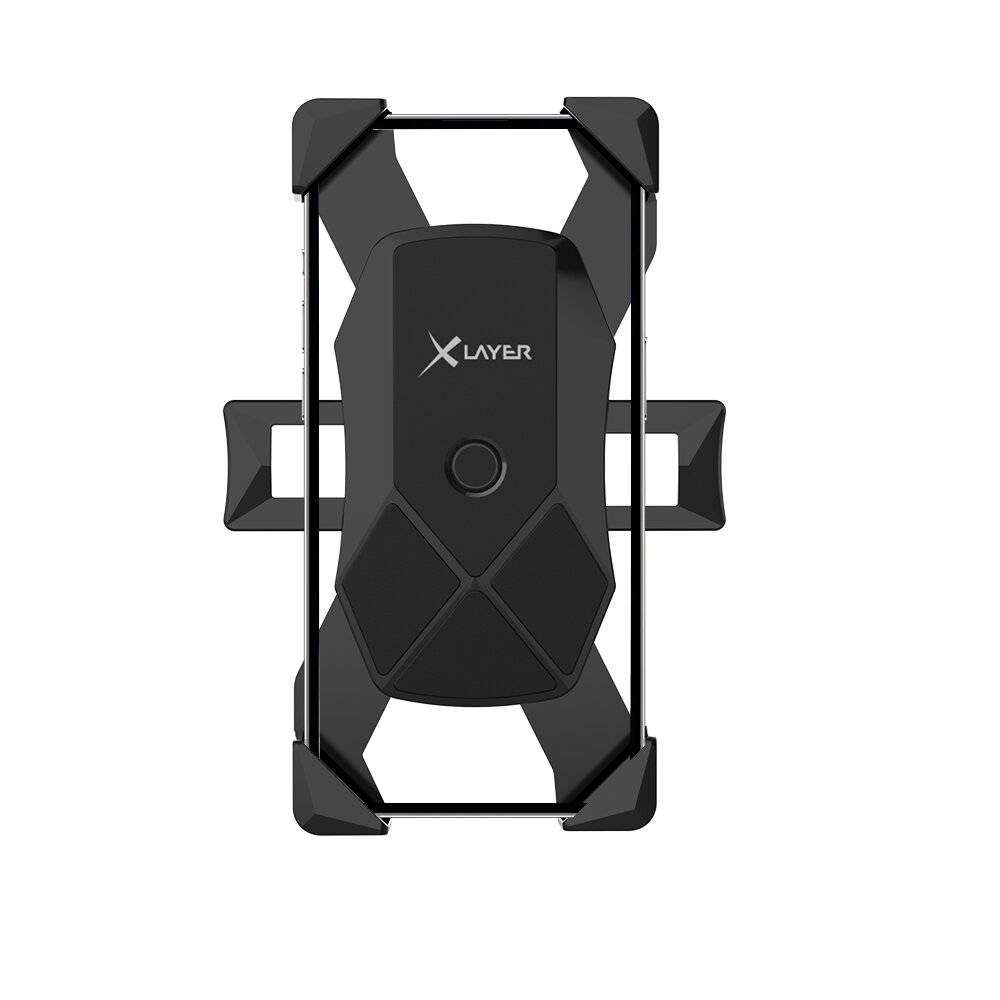Halterung XLayer Fahrrad-Halterung Schnapp-Funktion für Smartphones schwarz