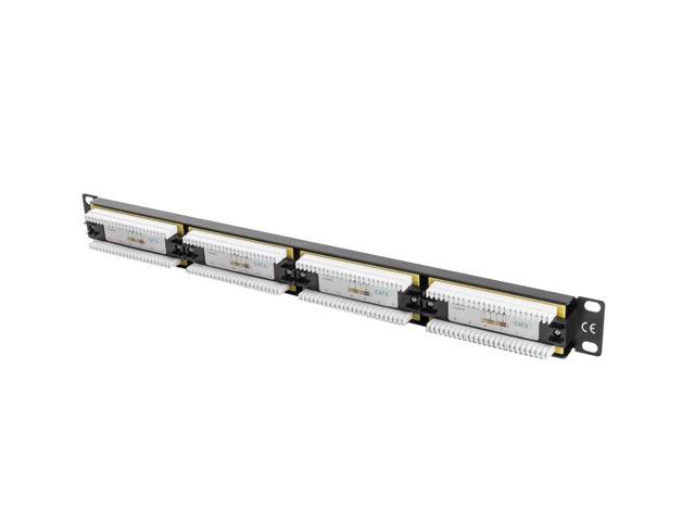 Lanberg PPU6-1024-B, Schwarz, Metall, 1U, 445 mm, 44,5 mm, 32,5 mm