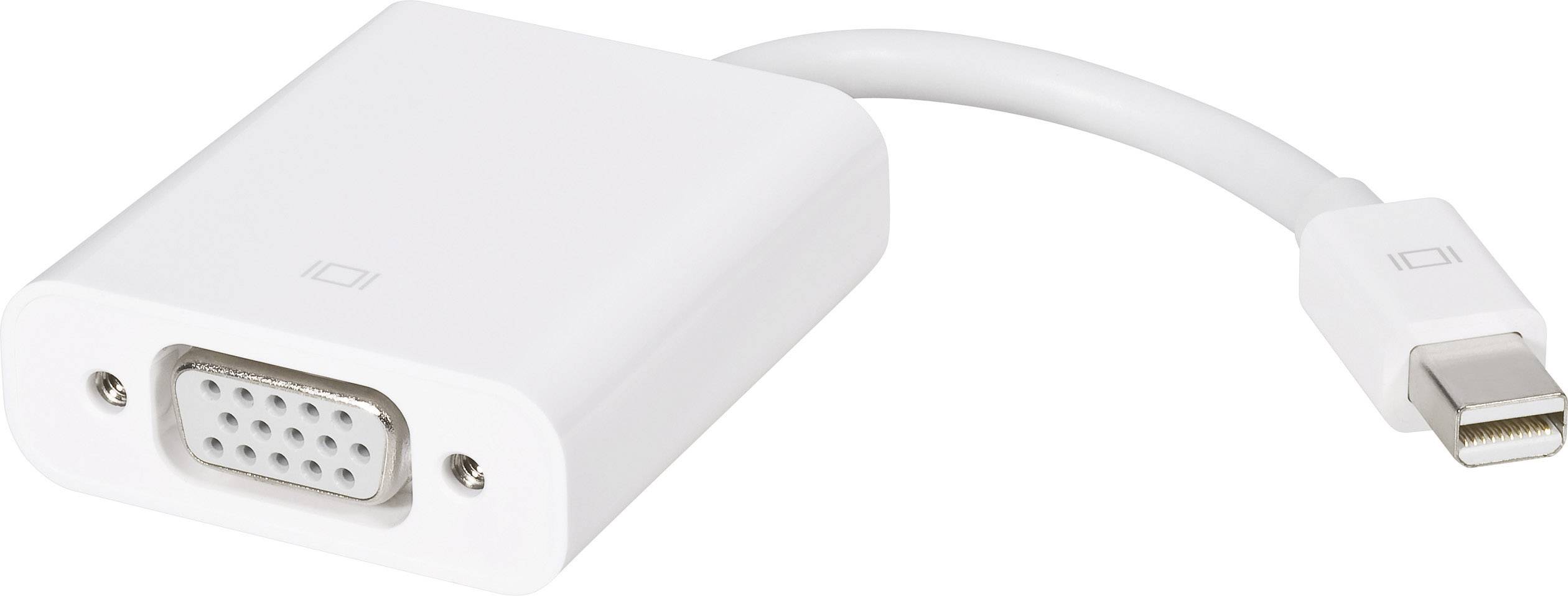 Apple MB572Z/B Mini-DisplayPort / VGA Adapter [1x Mini-DisplayPort Stecker - 1x VGA-Buchse] Weiß  0.05 m