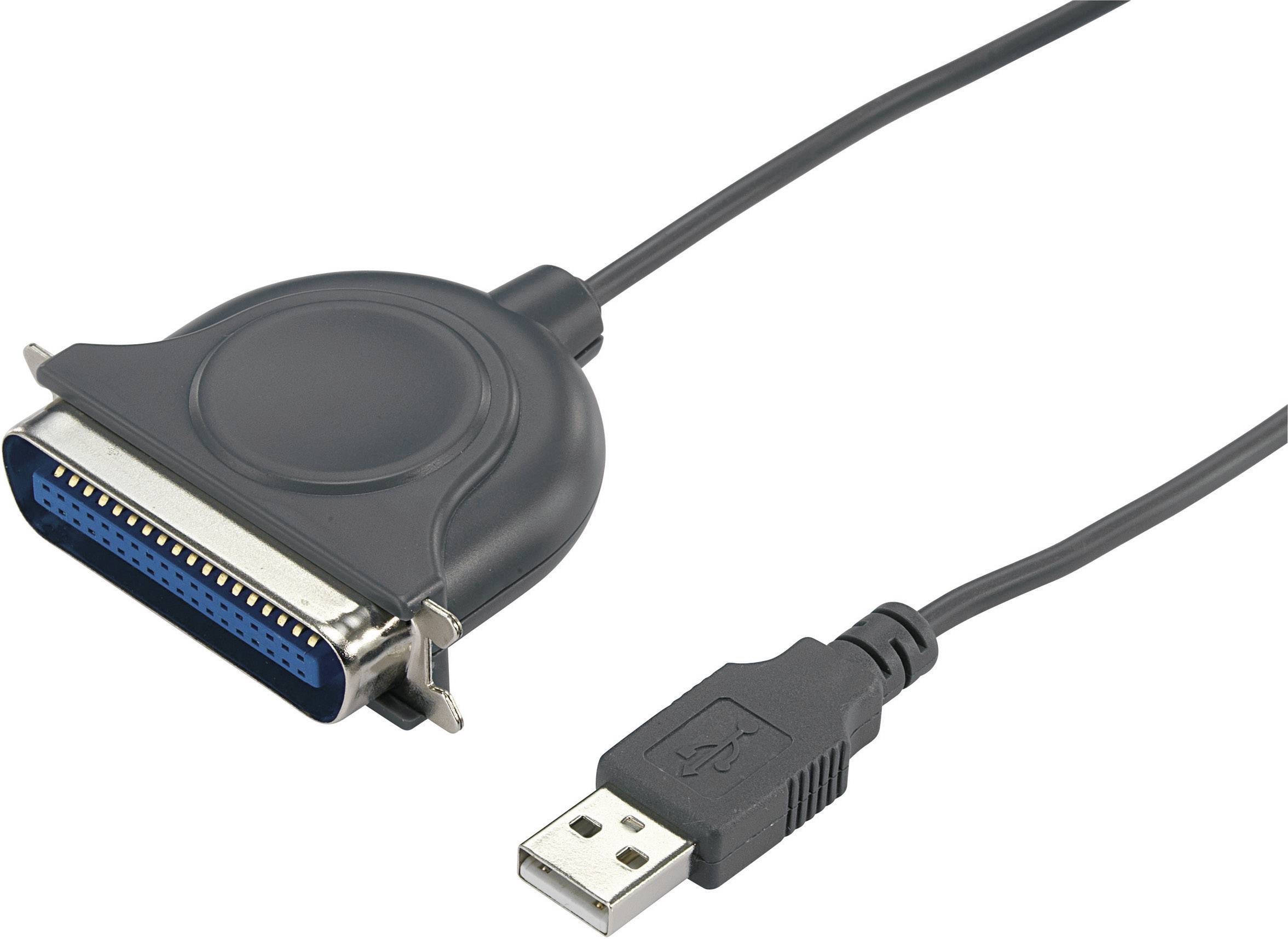Renkforce USB 1.1, Parallel Adapter [1x USB 1.1 Stecker A - 1x Centronics-Stecker]