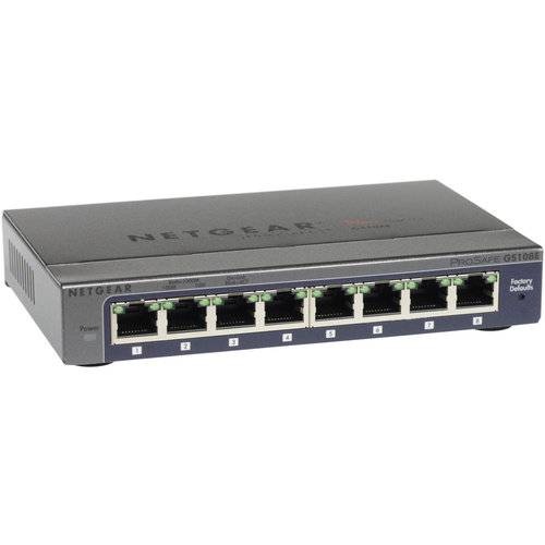Netgear GS108E-300PES Netzwerk Switch 8 Port