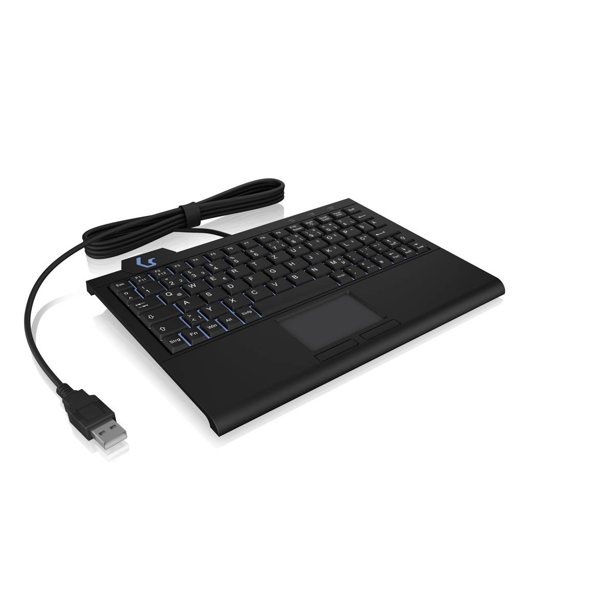 KeySonic Super-Mini-TAS Touchpad,B-light,BK, KSK-3210ELU(UK) Eingabe / Ausgabe Mäuse & Tastaturen