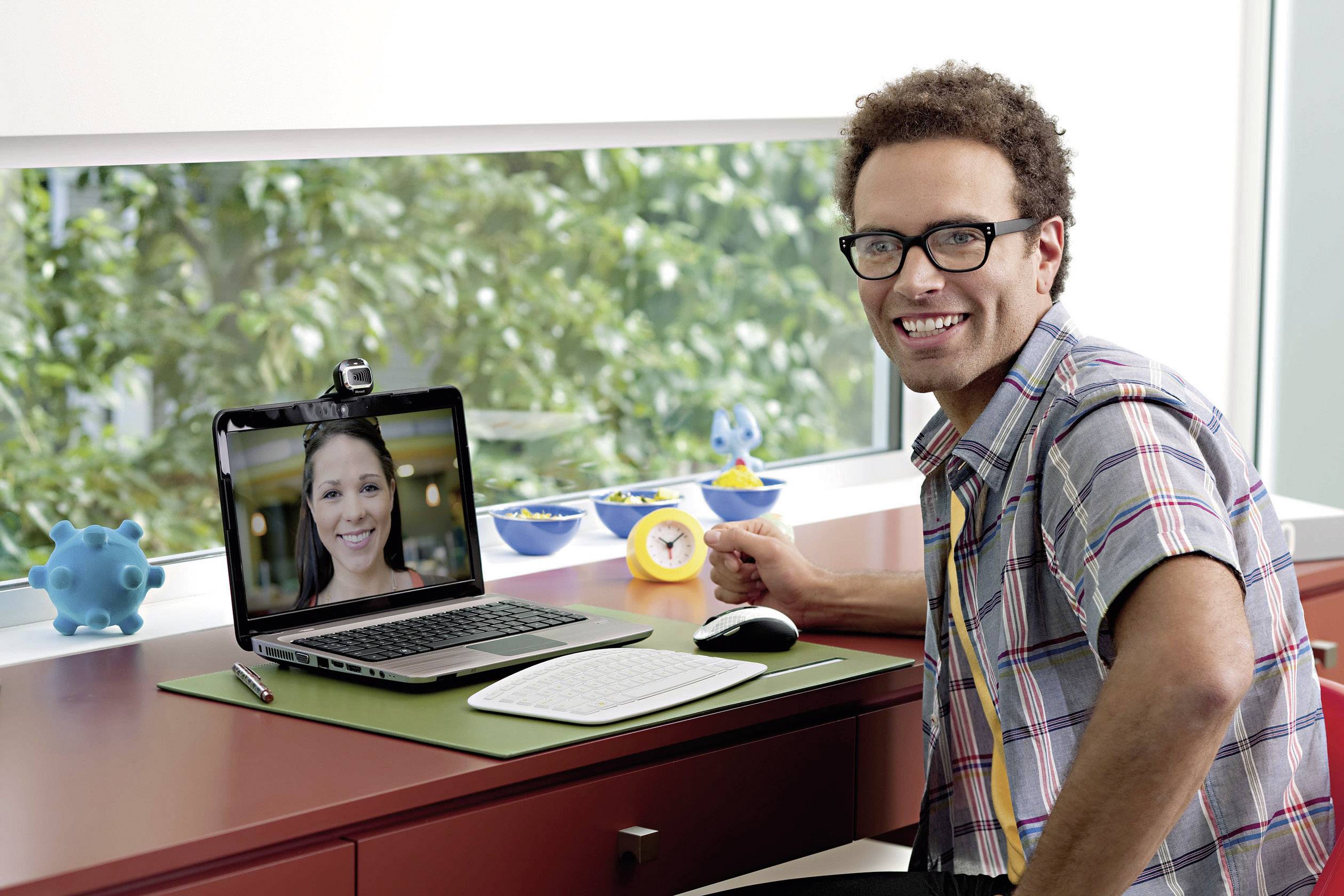 Microsoft LifeCam HD-3000 HD-Webcam 1280 x 720 Pixel Standfuß, Klemm-Halterung