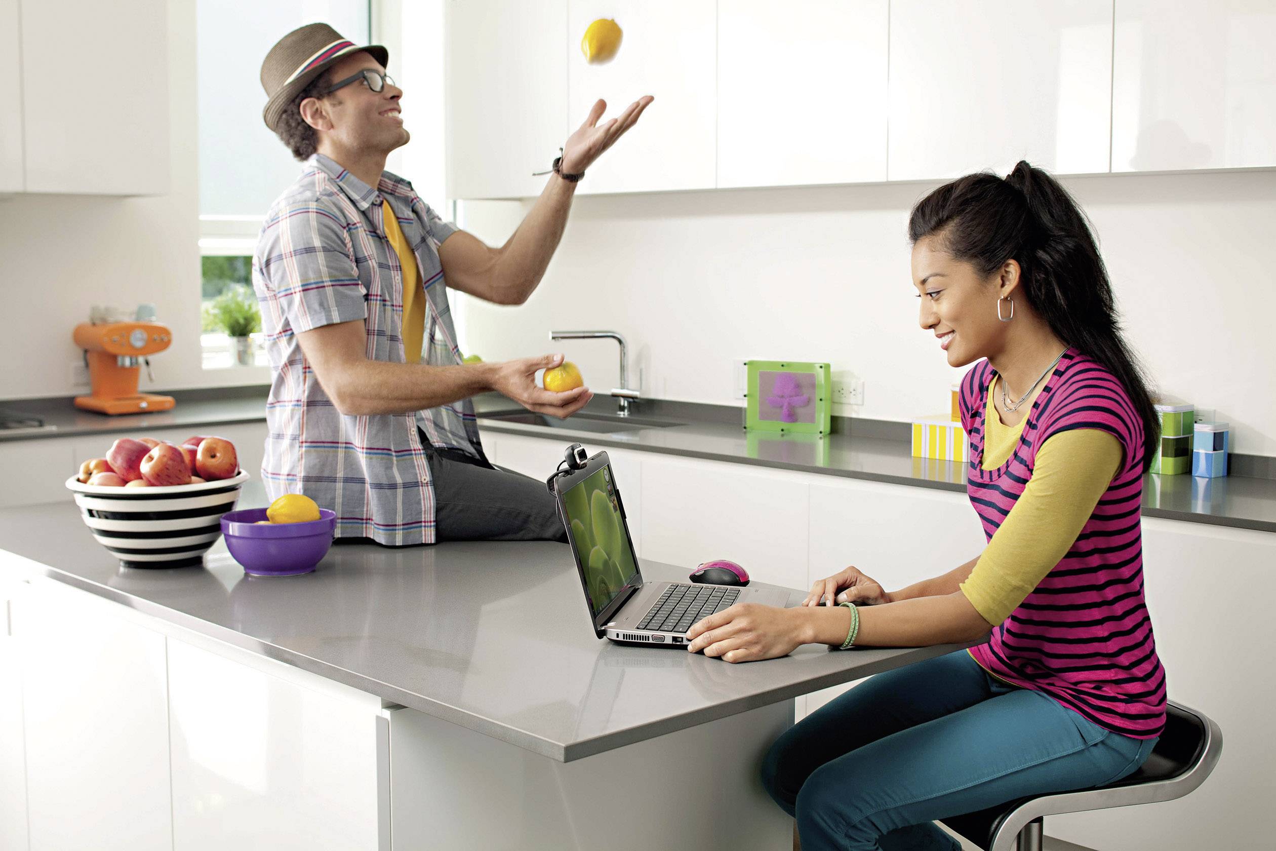 Microsoft LifeCam HD-3000 HD-Webcam 1280 x 720 Pixel Standfuß, Klemm-Halterung