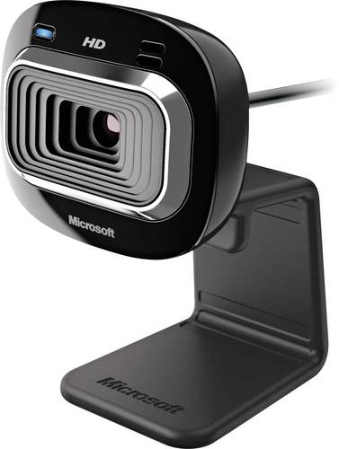 Microsoft LifeCam HD-3000 HD-Webcam 1280 x 720 Pixel Standfuß, Klemm-Halterung