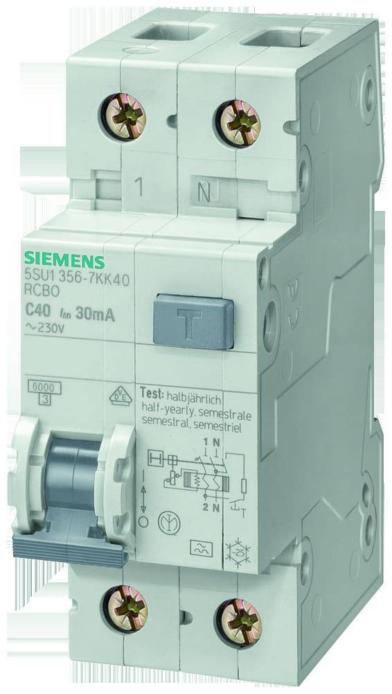 Siemens Dig.Industr. FI/LS-Schalter Typ A, 300mA, C32 5SU1656-7KK32