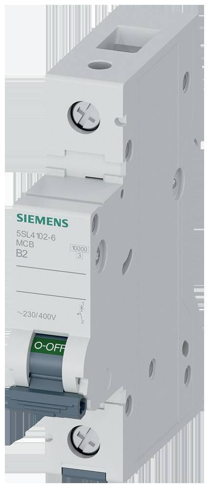 Siemens Dig.Industr. Leitungsschutzschalter 230V,10KA,1p.,B,2A 5SL4102-6