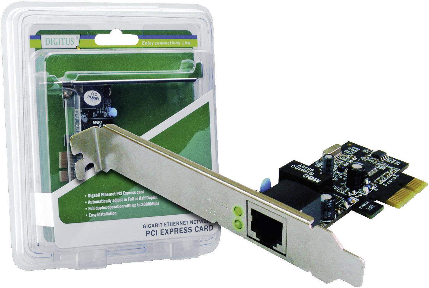 Digitus DN-1013-2 Netzwerkkarte 1 GBit/s PCIe, LAN (10/100/1000 MBit/s)
