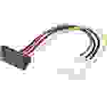 Renkforce Strom Adapter [1x IDE-Strom-Stecker 4pol. - 1x SATA-Strom-Buchse 15pol.] 0.15m Schwarz, Rot, Gelb