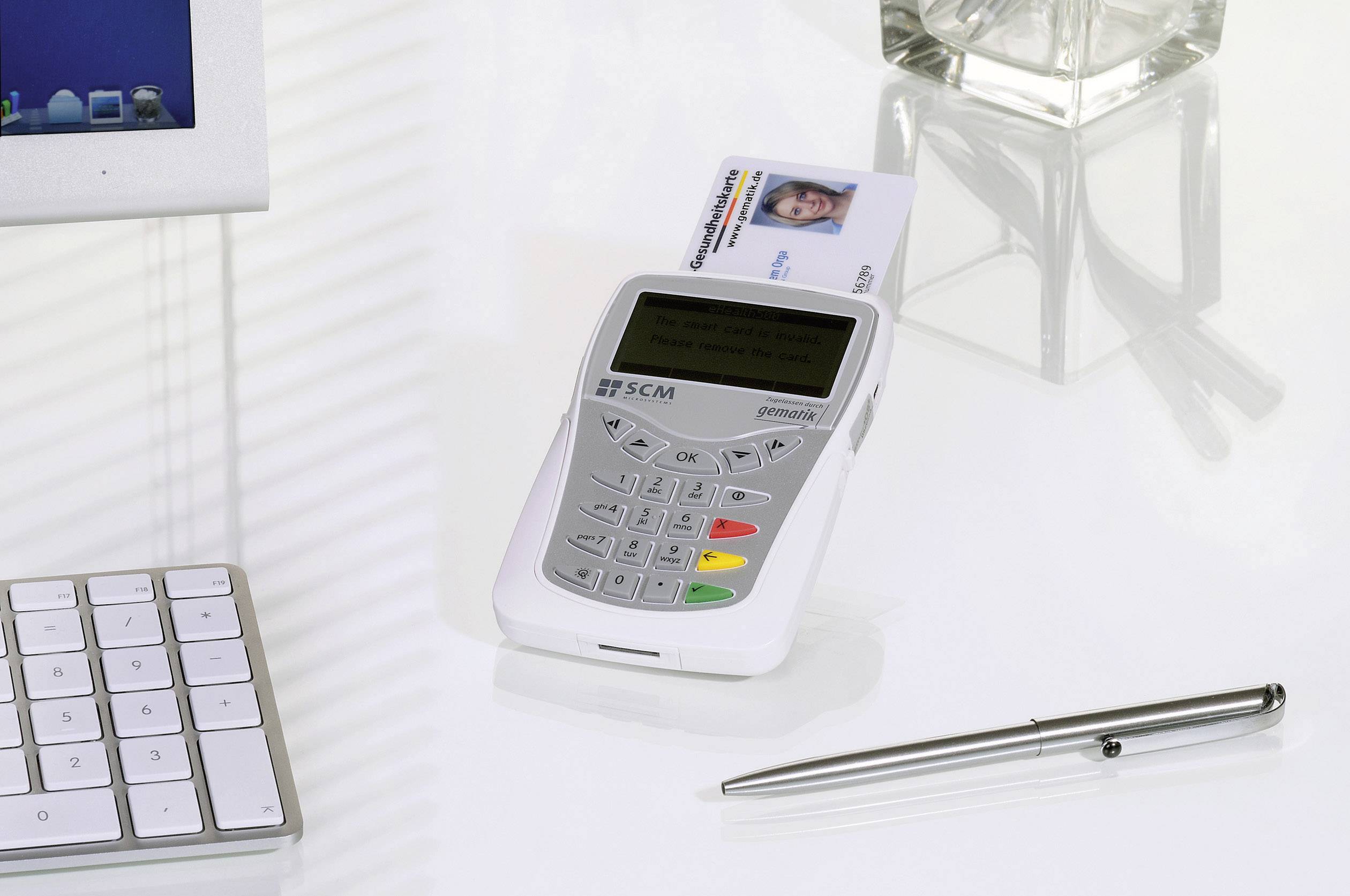 SCM Microsystems eHealth500 BCS-Mobiles-Terminal Gesundheitskartenleser