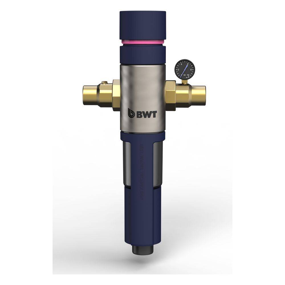BWT Rückspülfilter-Hauswasserstation Mach HWS 2" DN 50, 14m3/h, mit Druckminderer, Messing bleifrei, 125665066