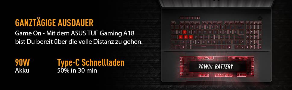 Asus TUF Gaming A18 FA808UM-S8060W RYZ7-260/16GB/1TBSSD/RTX5060/W11 Home