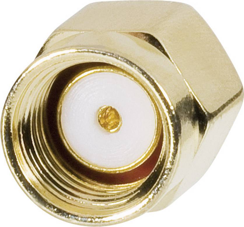 Goobay WLAN-Antennen Anschlusskabel [1x MC-Stecker - 1x RP-SMA-Stecker] 0.15 m Schwarz vergoldete Steckkontakte