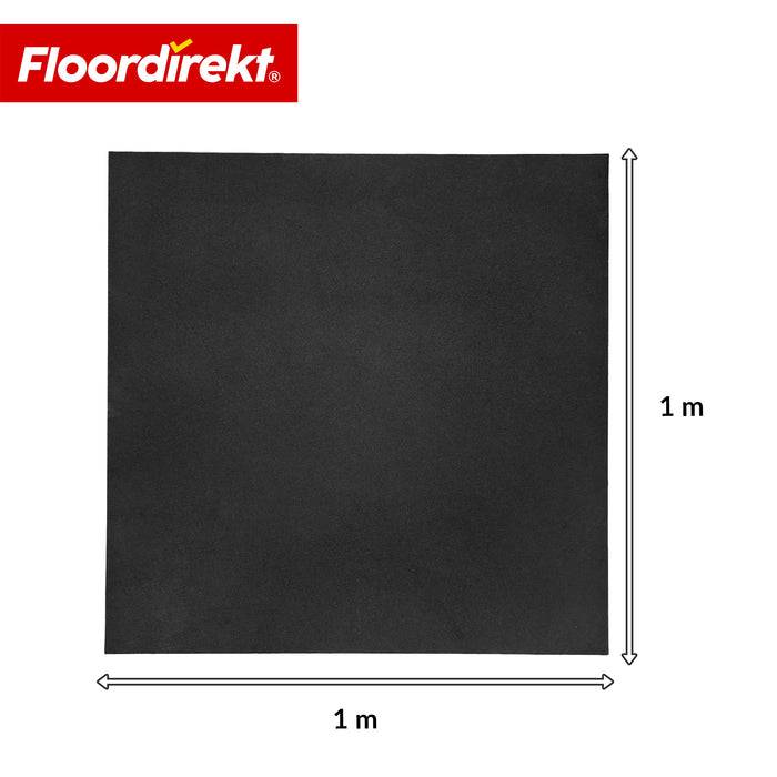 FLOORDIREKT Bodenschutzmatte - Unterlage für Fitnessgeräte - 100 x 100 x 1 cm