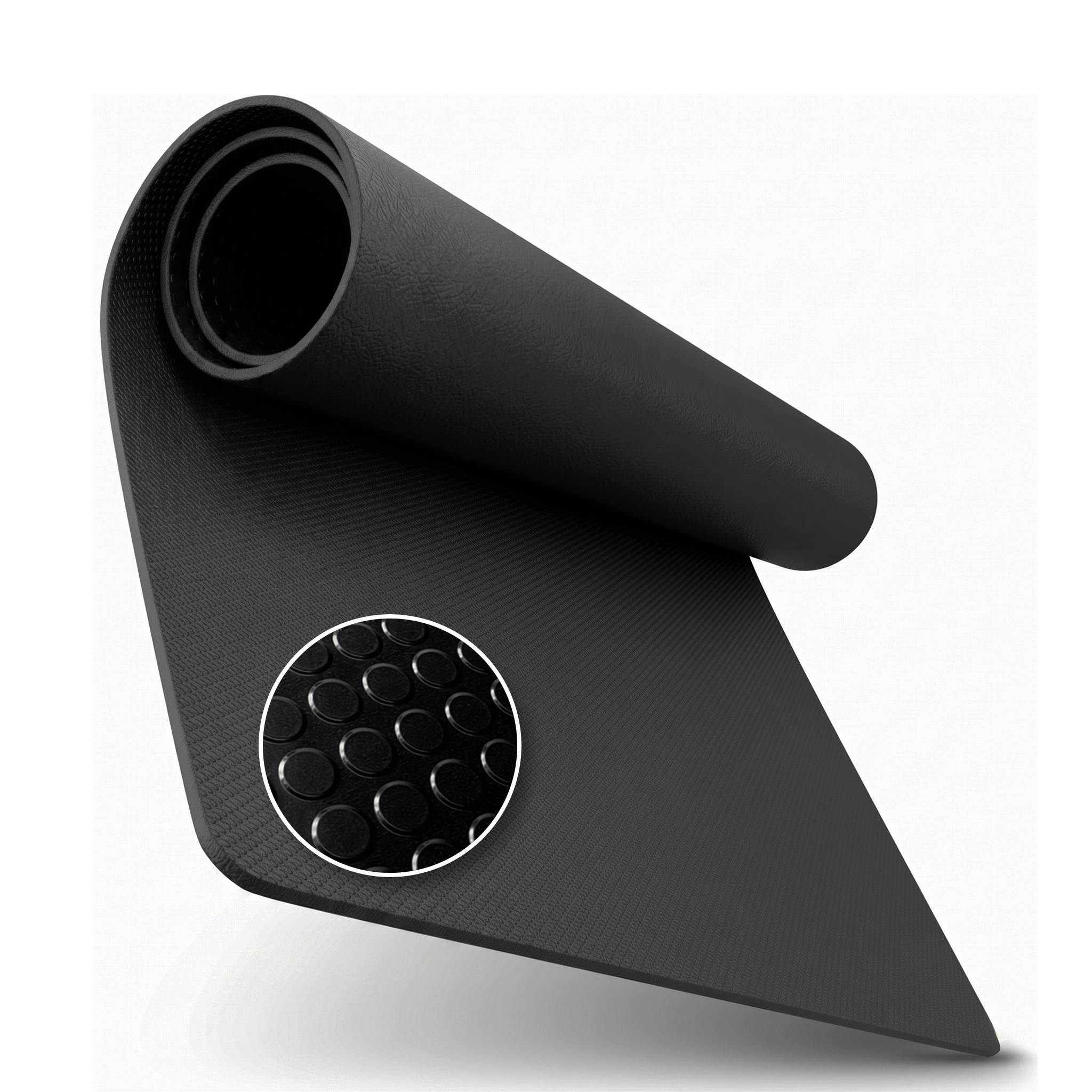 FLOORDIREKT Bodenschutzmatte Sparta - Unterlegermatte für Laufband & Crosstrainer - 200 x 90 cm