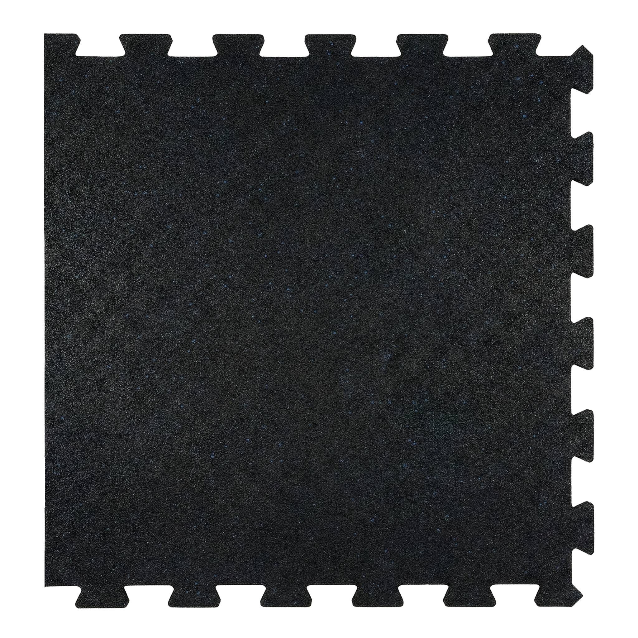 FLOORDIREKT Gummi Steckmatte - Rutschhemmend & stoßdämpfend - 50 x 50 cm - Randstück