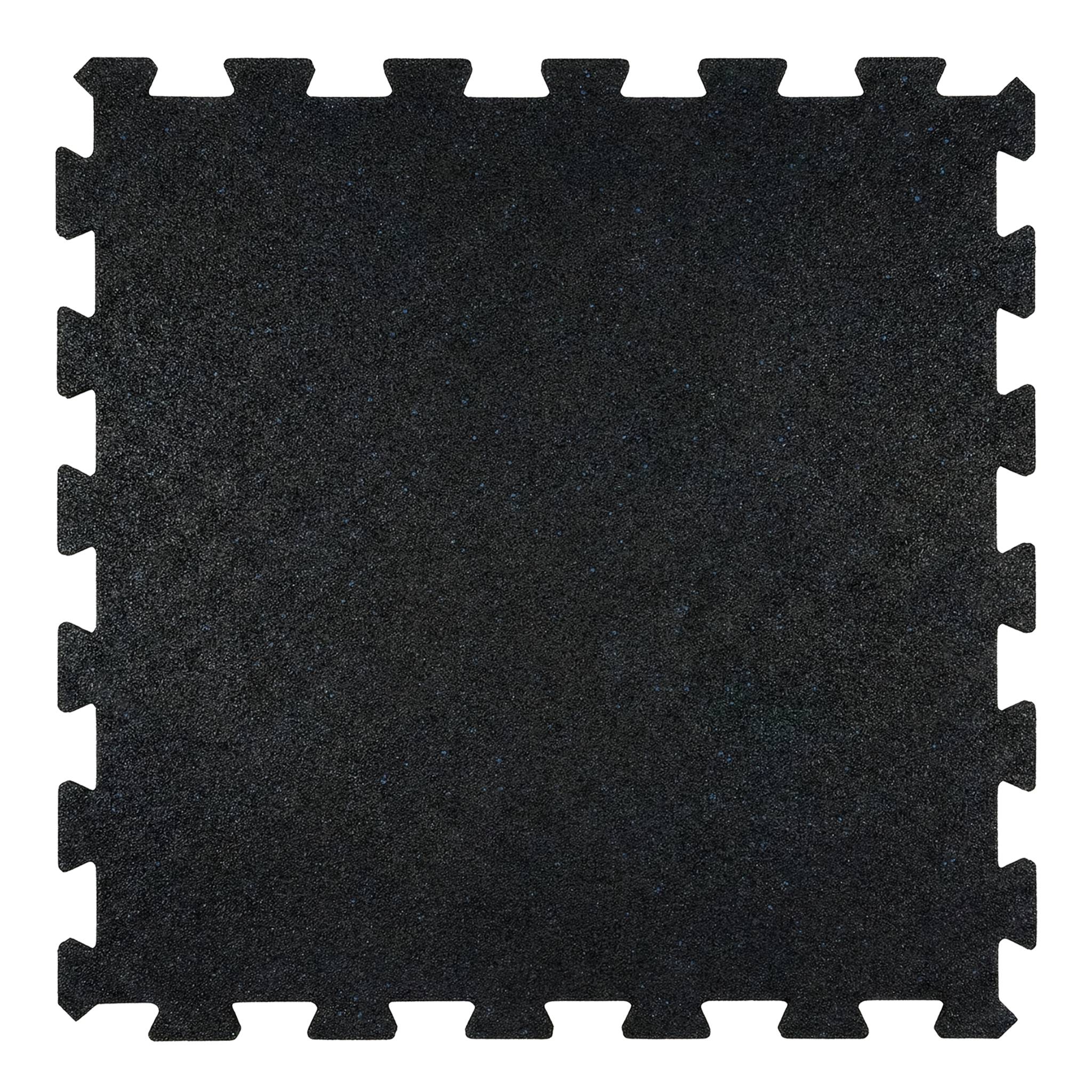 FLOORDIREKT Gummi Steckmatte - Rutschhemmend & stoßdämpfend - 50 x 50 cm - Mittelstück