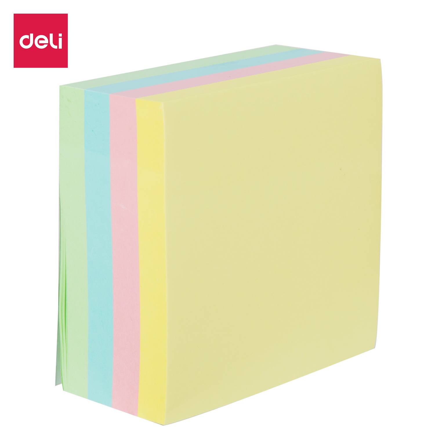 DELI Haftnotizen 7,6x7,6 cm Stick up, EA01703 400 St. farbig Multimedia-Technik Heften,Lochen,Kleben