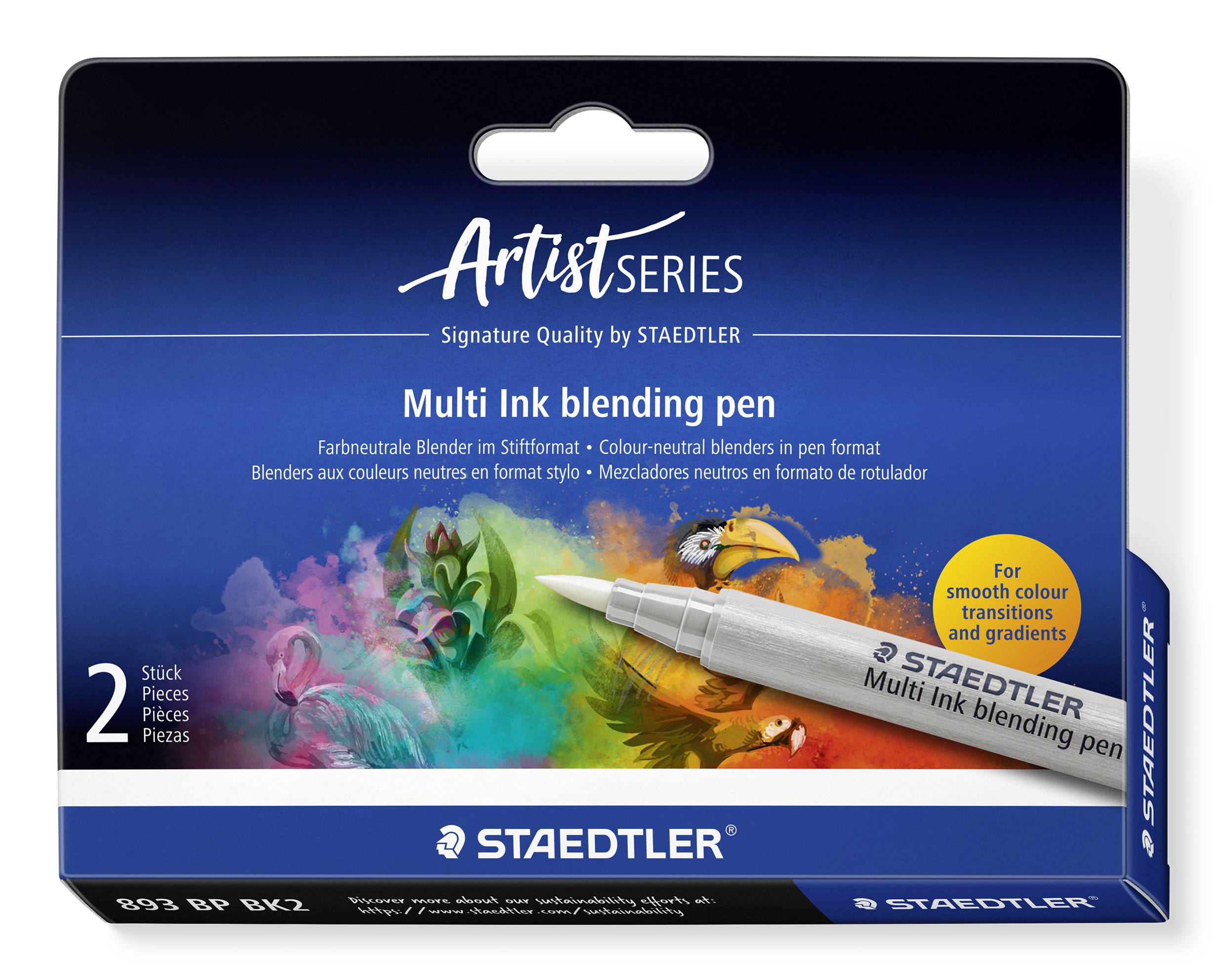 Staedtler 893 BP BK2, Tube, Grau, Weiß, Durchscheinend, Deutschland