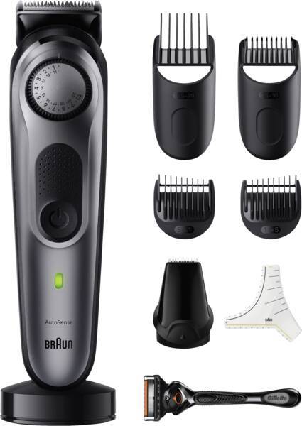 BeardTrimmer 7 BT 7420, Waschbar, Akku, Grau