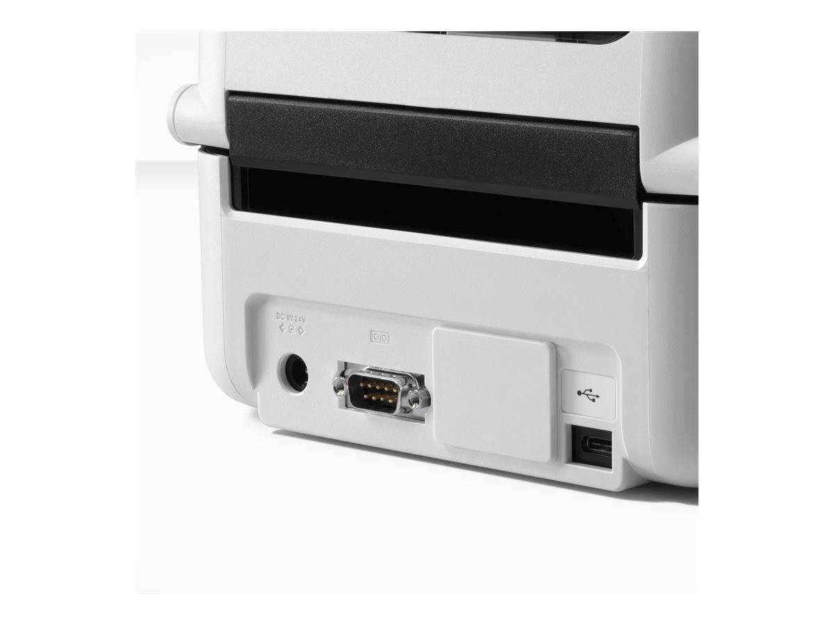 Brother TD-4215D, Thermodirekt, 203 x 203 DPI, 127 mm/sek, Kabelgebunden, Grau, Weiß