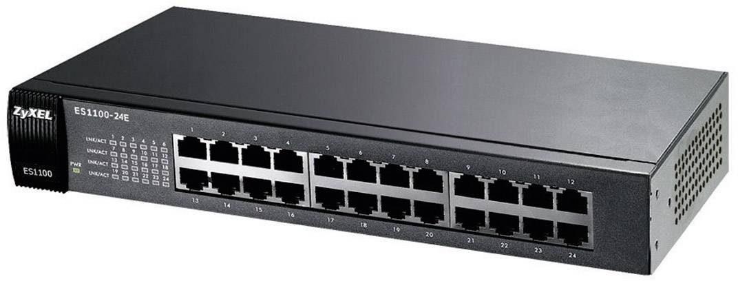 Zyxel ES-1100-24E - Switch - unmanaged - 24 x 10/100