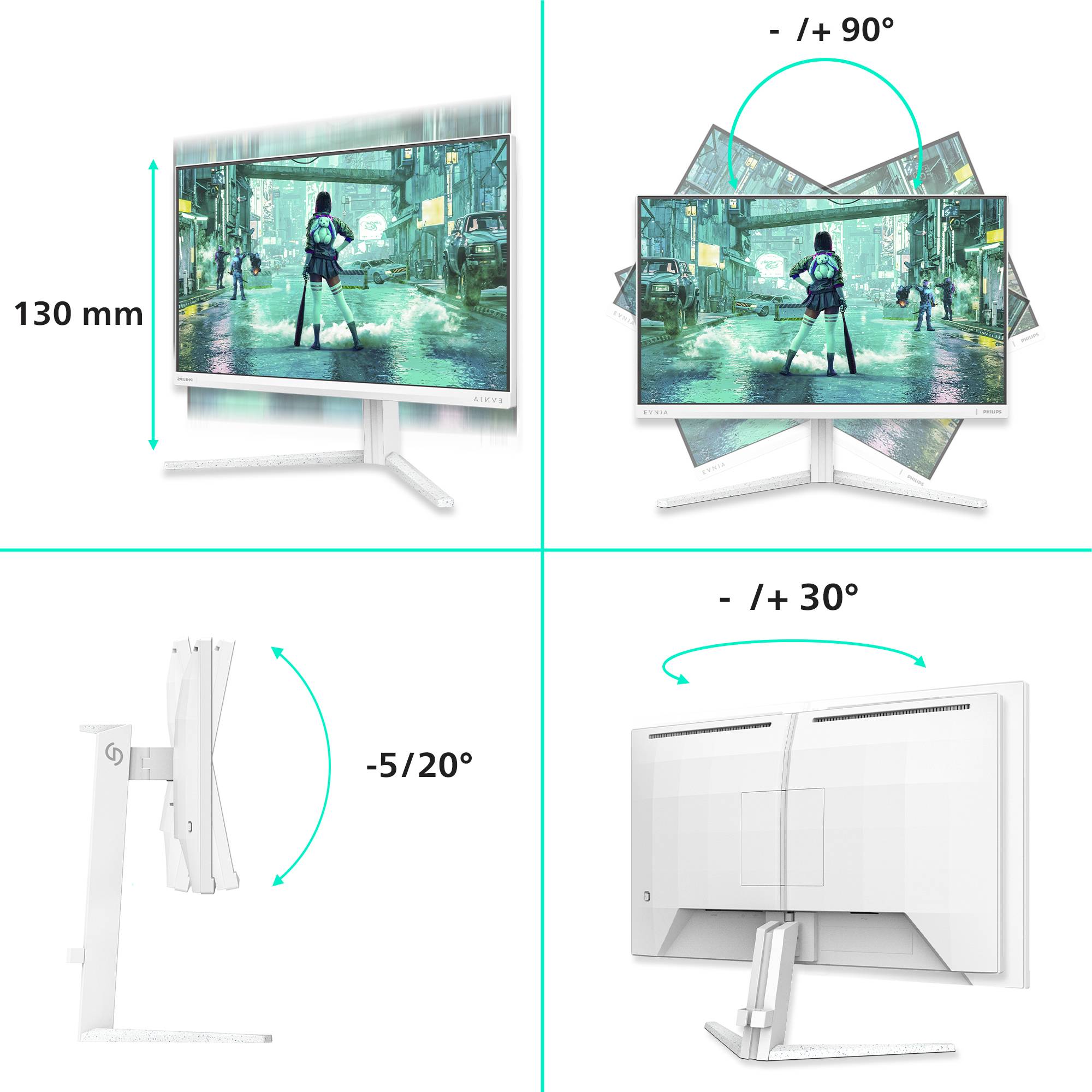 Philips Evnia 3000 24M2N3201P - LED-Monitor - Gaming - 61 cm (24")