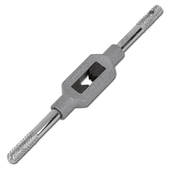 Windeisen - Spannweite Vierkant 7,0 mm bis 20,0 mm - Länge 700 mm - für Gewindebohrer DIN 5157 G 1/4-1