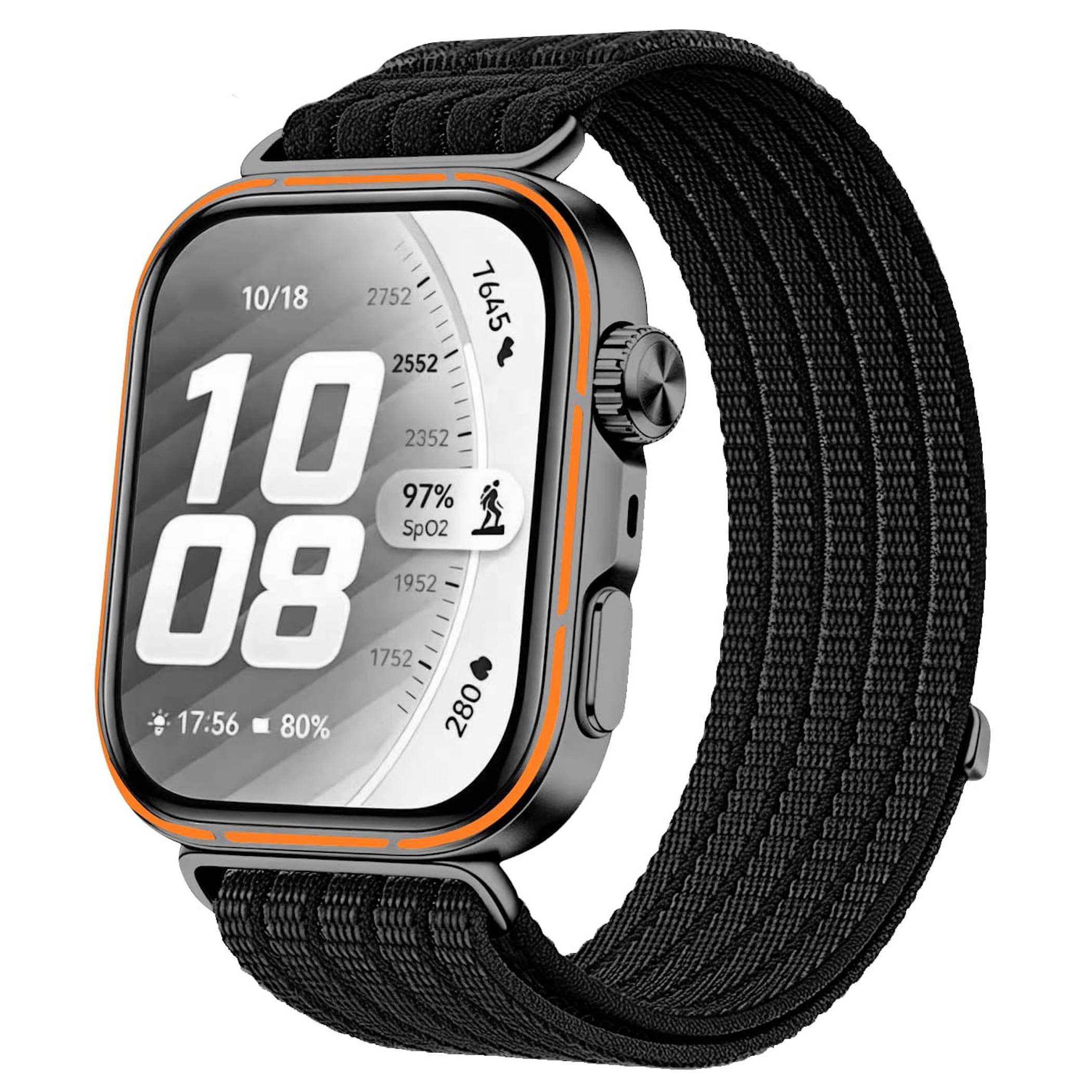 Smartwatch Armband Nylon für Huawei Watch Fit 5 4 / 5 4 Pro / 3 Klettverschluss