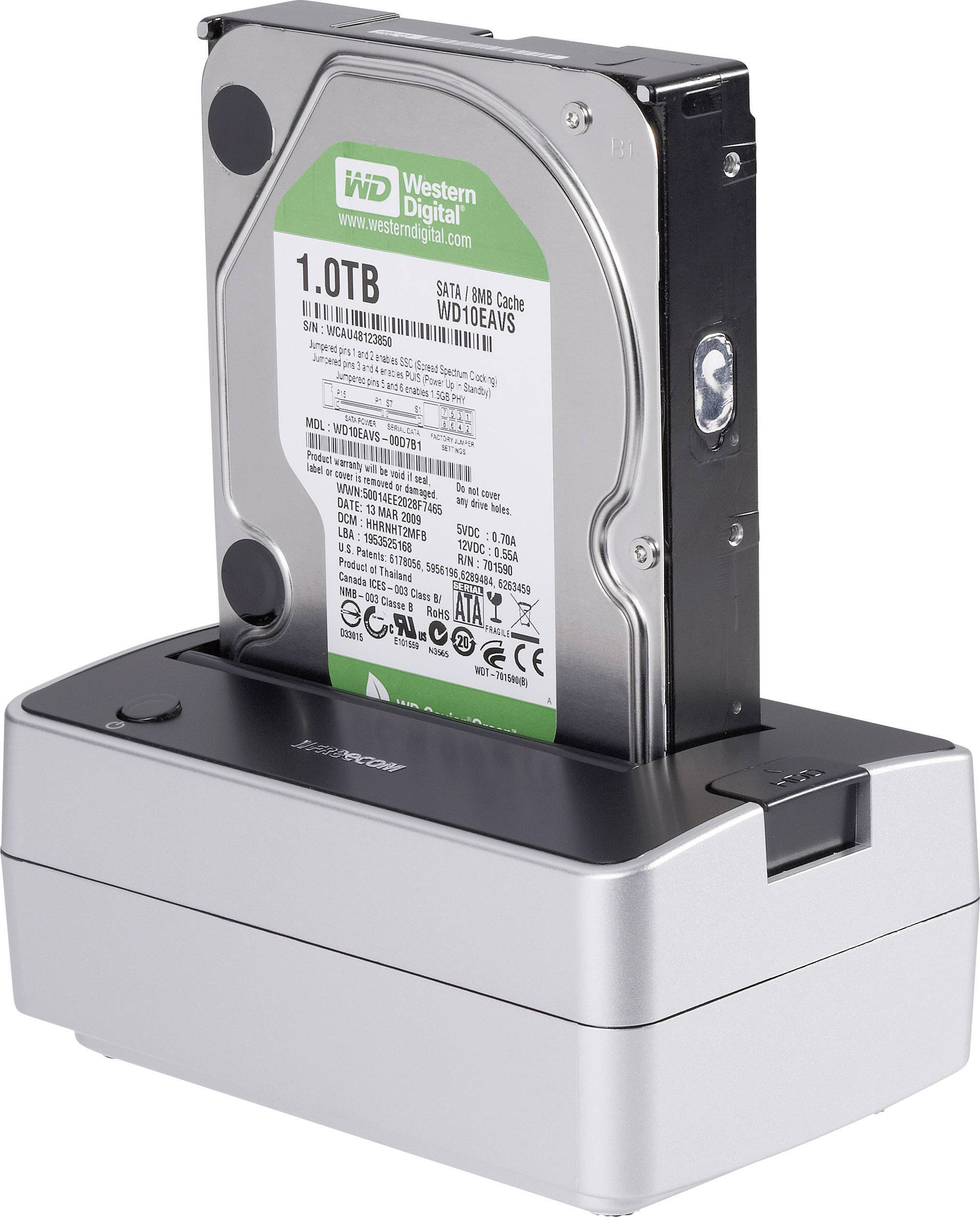 Freecom 35296 eSATA, FireWire 400, USB 2.0 SATA 1 Port Festplatten-Dockingstation