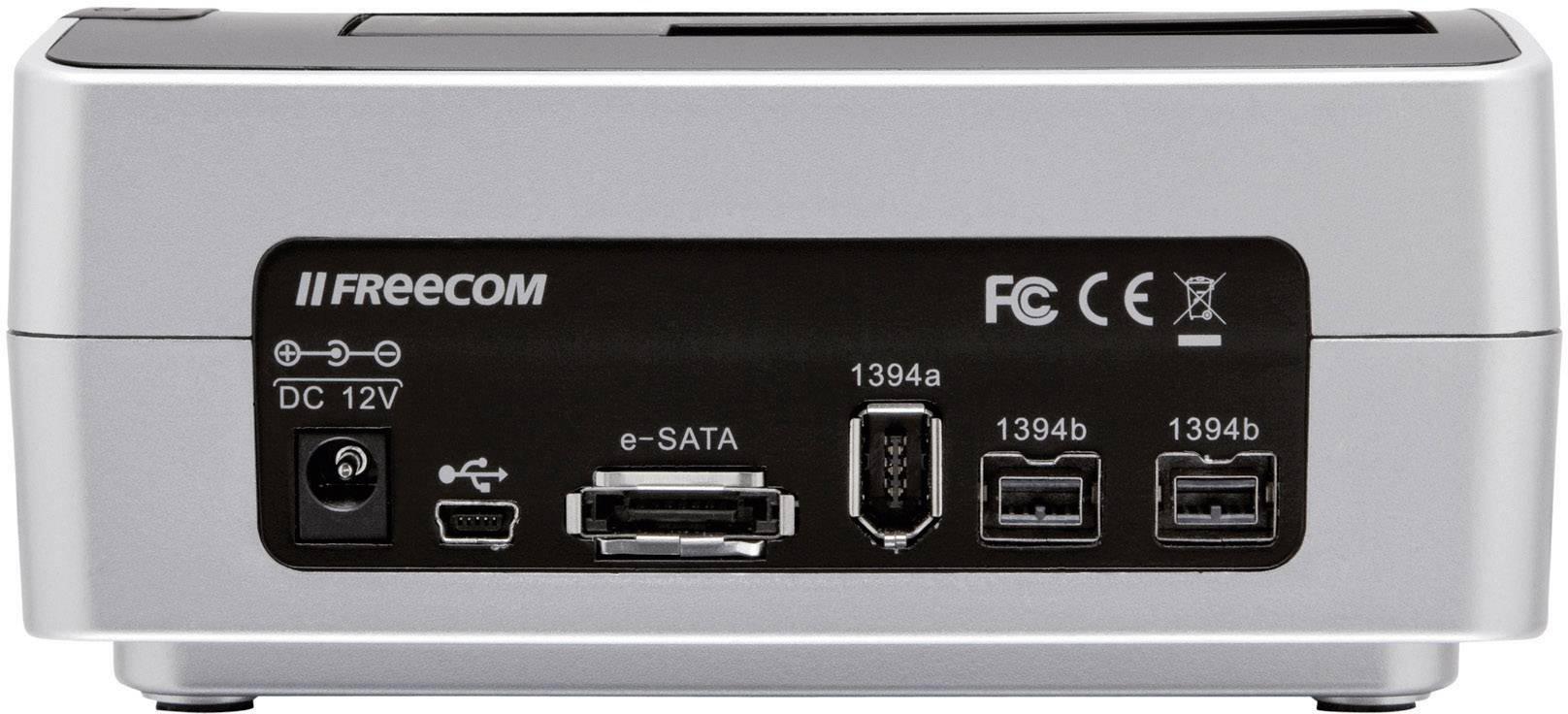 Freecom 35296 eSATA, FireWire 400, USB 2.0 SATA 1 Port Festplatten-Dockingstation