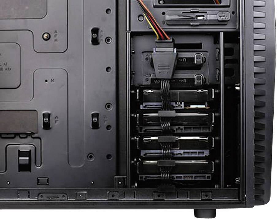 Silverstone Festplatten Anschlusskabel [1x SATA-Strom-Stecker 15pol. - 4x SATA-Strom-Buchse 15pol.] 1.80 m Schwarz