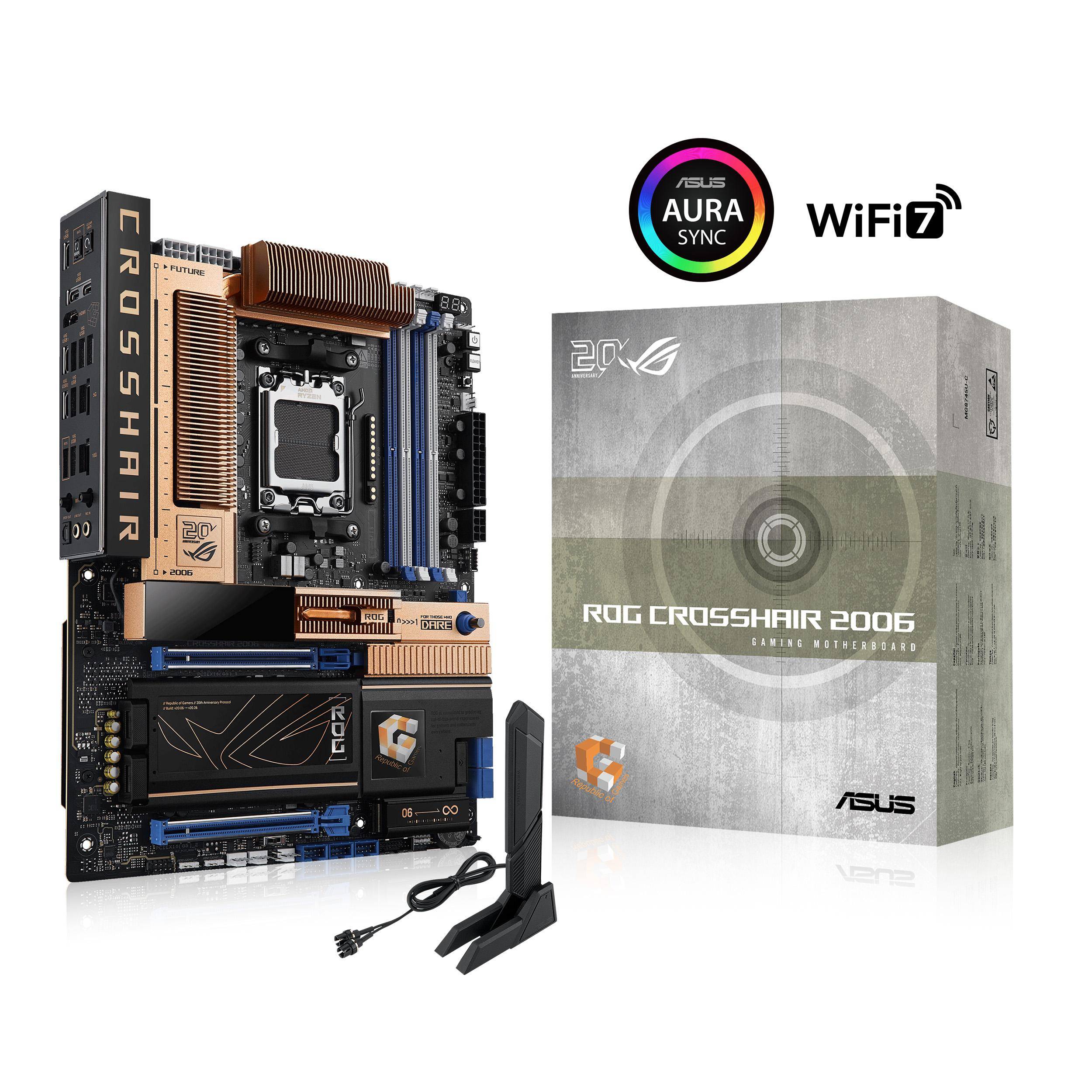 ROG CROSSHAIR 2006, AMD, Sockel AM5, AMD Ryzen 7000 Series, AMD Ryzen 8000 Serie